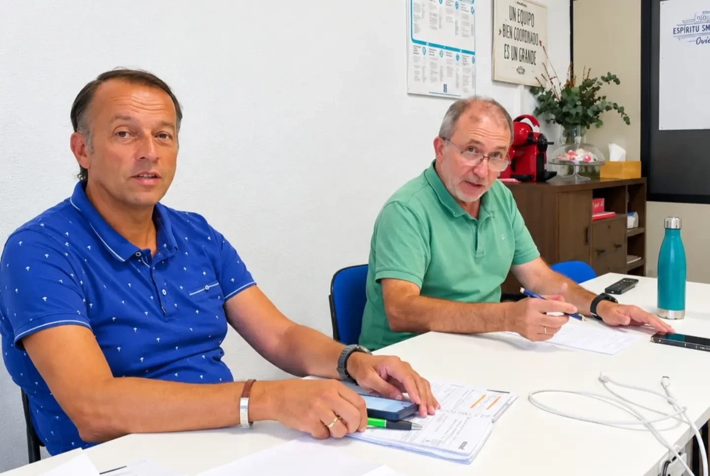 Reunión con el director